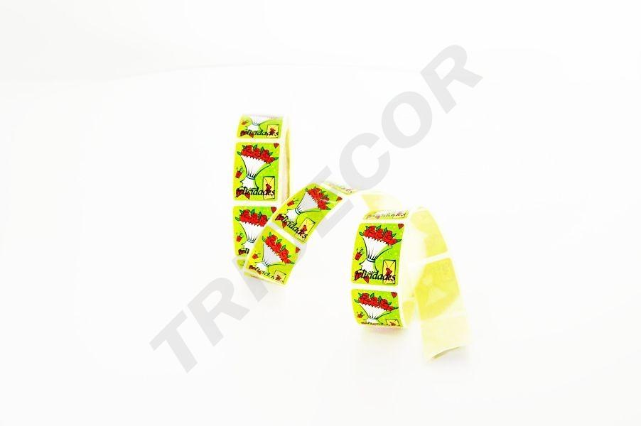 标签 祝贺 印有花束 Etiqueta Felicidades Con Estampado Ramo de Flores