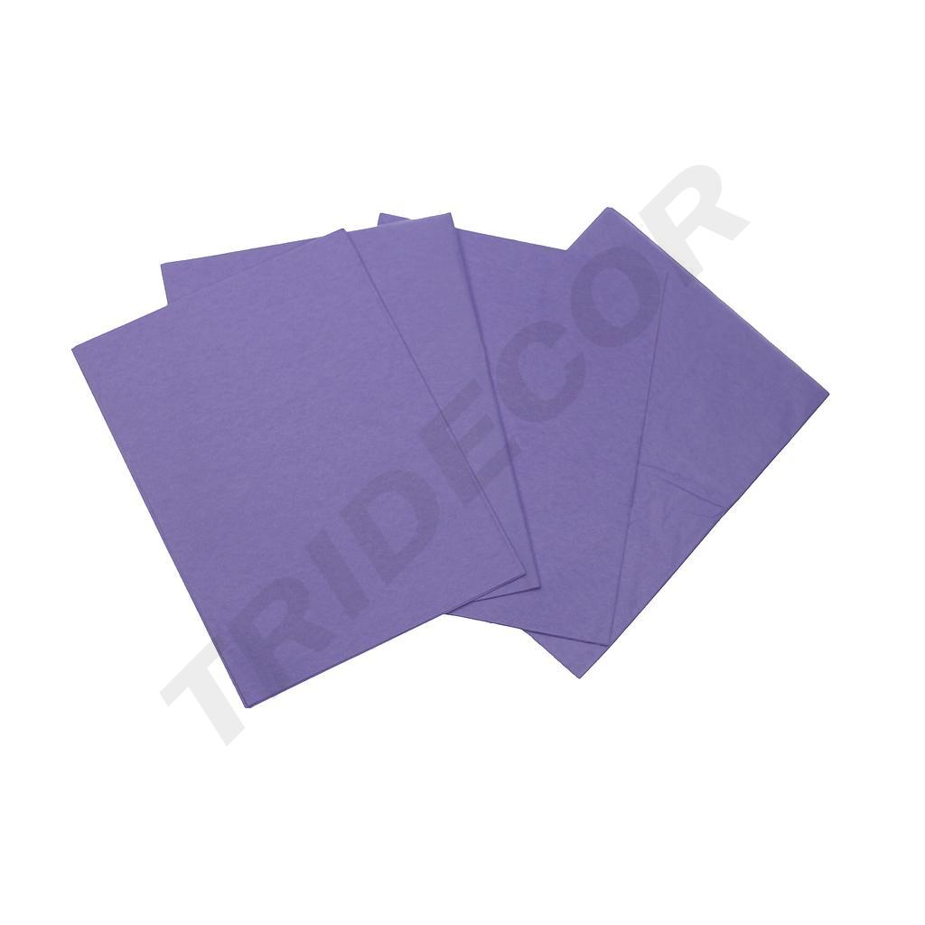 Papel de Seda Roxo 75X50 100 unidades