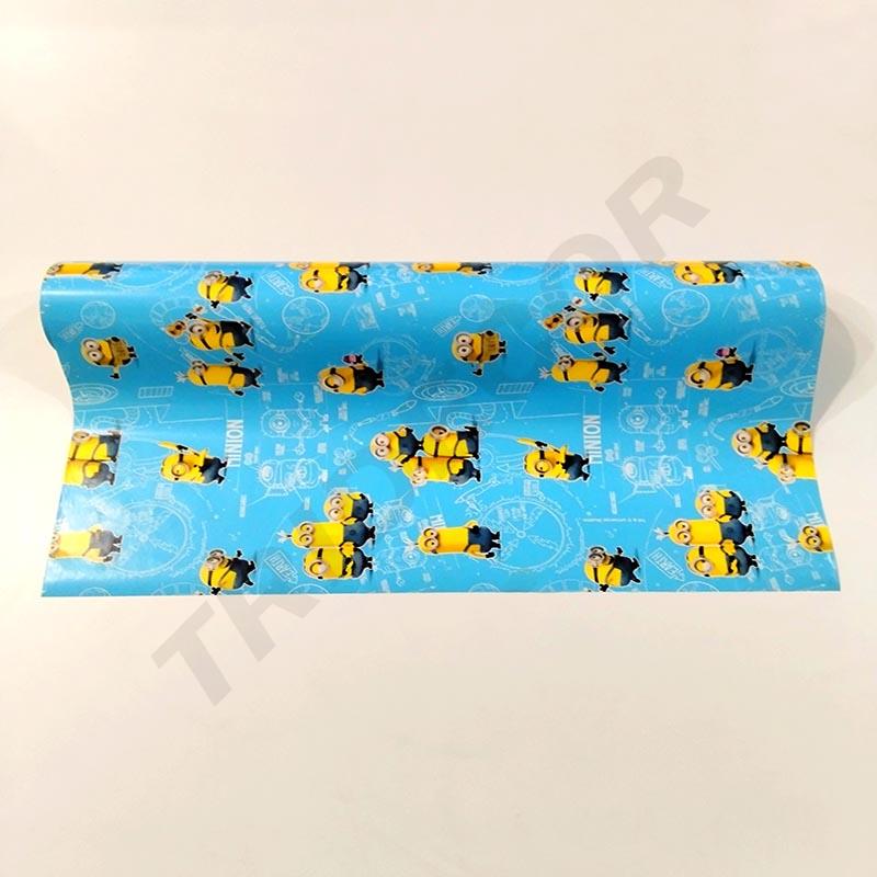 儿童礼品纸小黄人Papel Infantil Minions 62cm