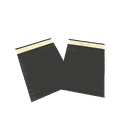 Black Envelope Strong Paper 39X30+12 50 units