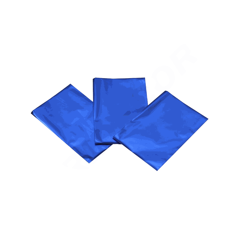 Envelope Azul Metálico 15X10cm 100 unidades