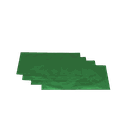 Plic verde metalic 40X25cm 50 unități