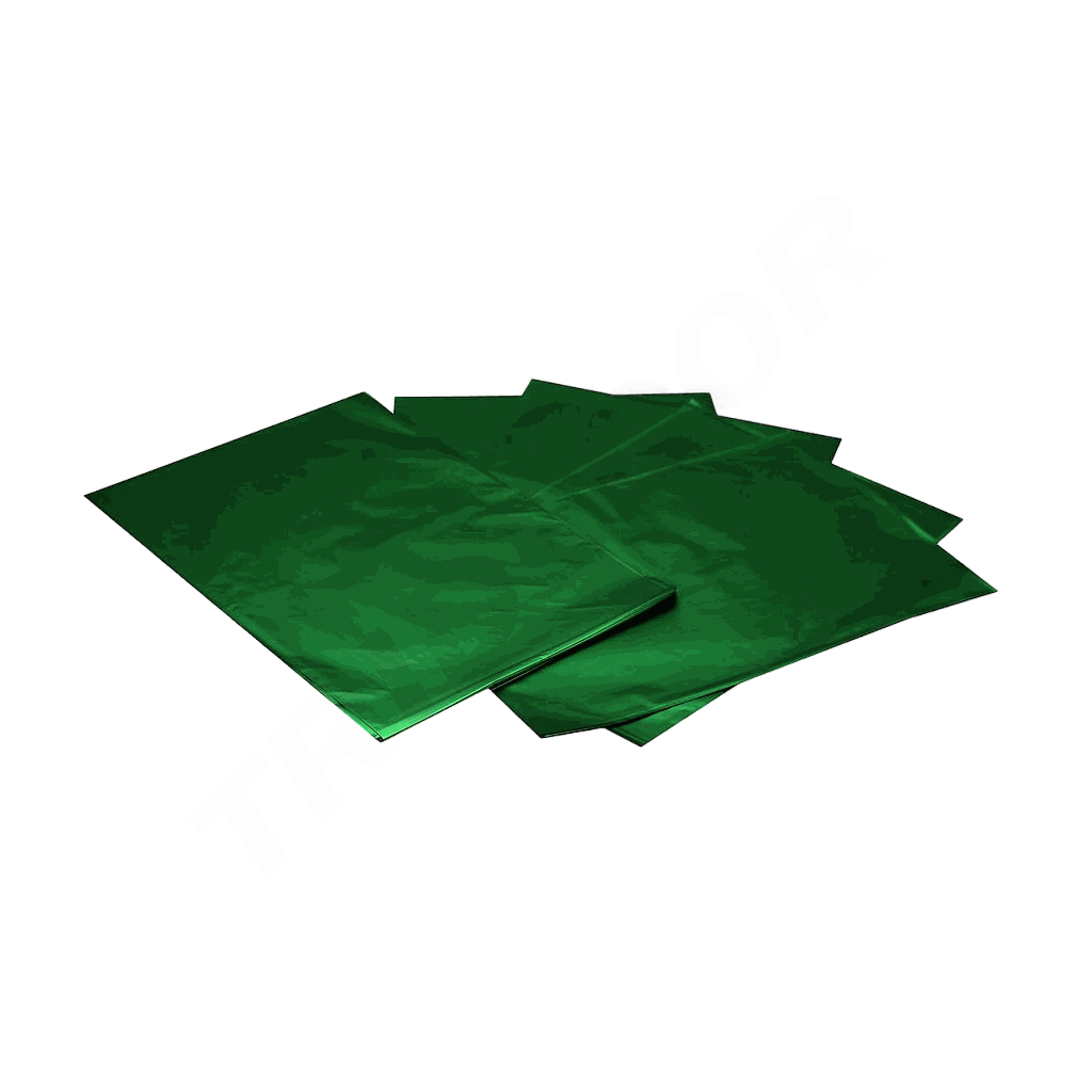 Sobres Metalizados Color Verde 35X50 100 Unidades