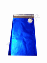 Sobres Metalizados Azules con Adhesivo, 25X40+6 cm 100 unidades