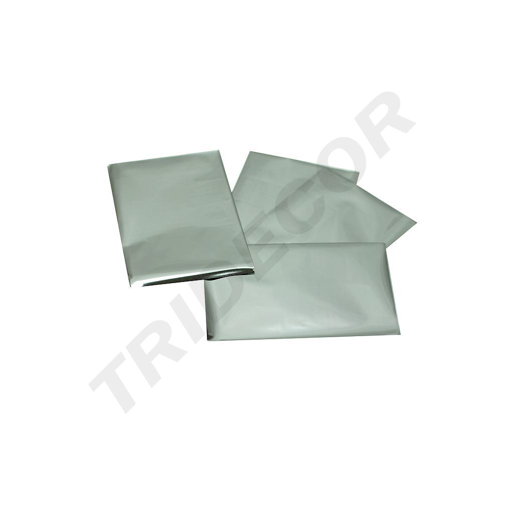 Bolsas Metalizadas Plata 15X10 Cm 100 Unidades