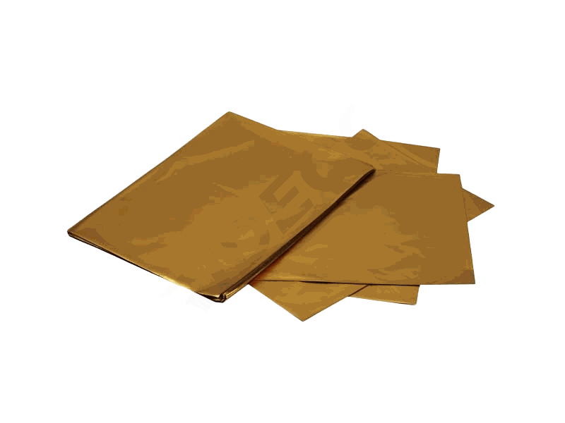 Envelope Metálico Dourado 25X15cm 100 unidades/Pacote