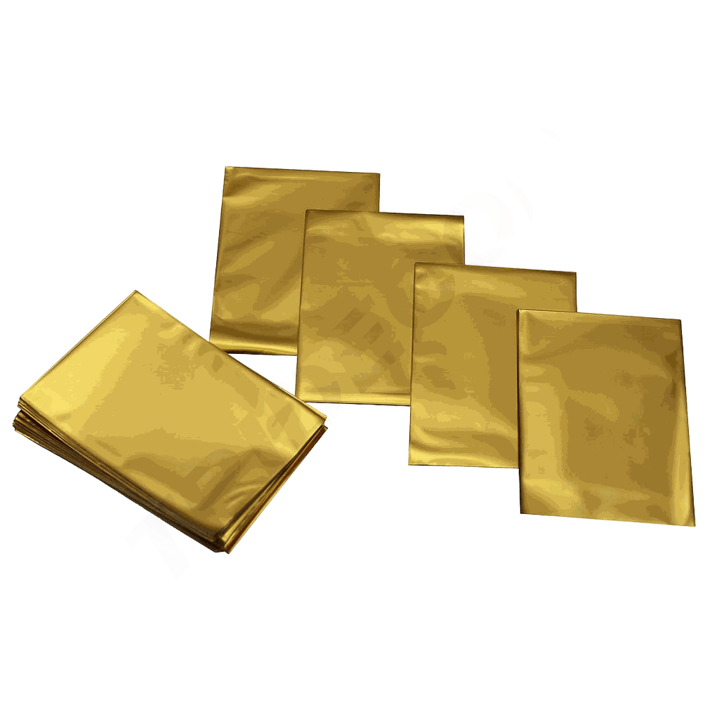 Sobre Metalizado Dorado 40X25cm 100Unds/Paq