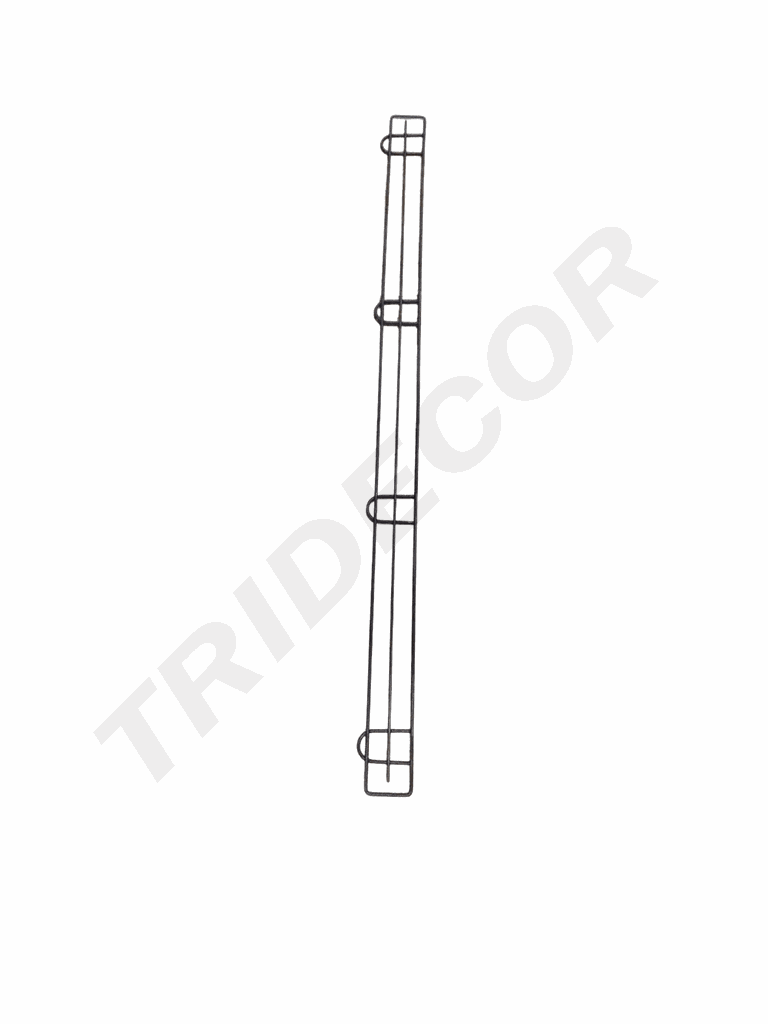 Guarda-corpo cinza com grade horizontal 120 cm 100/caixa