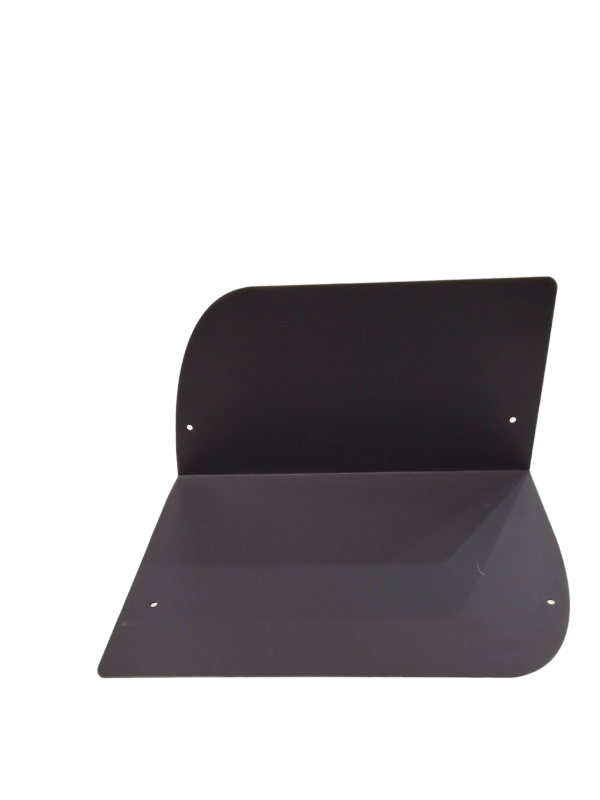 Separador Largo Metálico Cinzento para Prateleiras 38cm