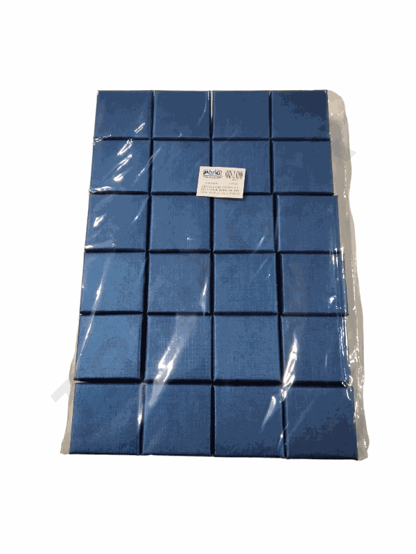 Cajita Joyería Azul 5X5X3.5Cm 24 Unidades/Paq