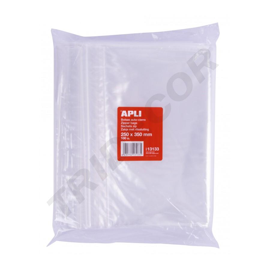 Apli Bolsa Transparente 250X350mm 100Dus
