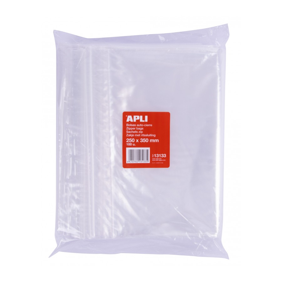 Apli Sac Transparent 250x350mm 100uds