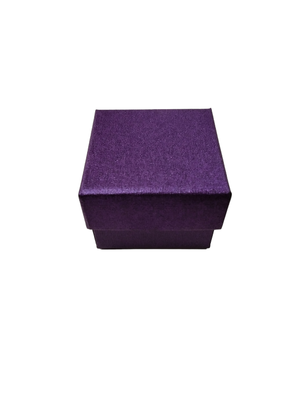 Cajita Joyería Violeta 5X5X3.5Cm 24 Unidades/Paq