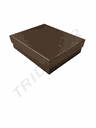 Boîte à Bijoux Marron 10X12X2cm 12 unités/Paquet