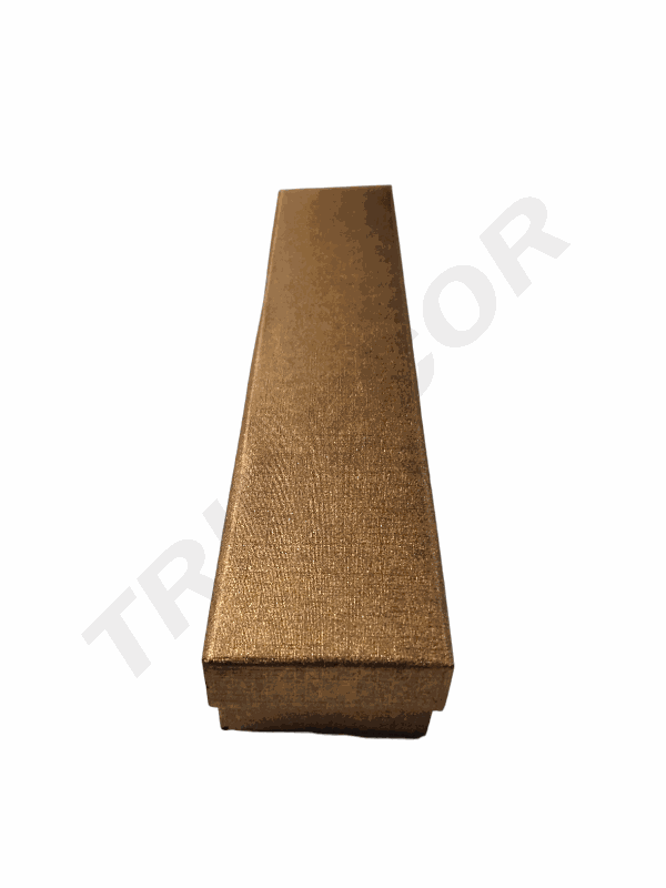 Boîte à Bijoux Marron 4.5X22.5X3cm 12 unités/Paquet