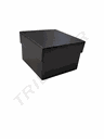 Boîte à Bijoux Noire 8.5X9X5.5cm 12 unités/Paquet