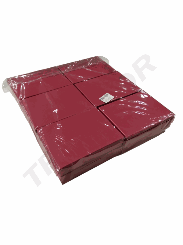 Cajita Joyería Roja 12.5X16.5X2.8cm 12Uds/Paq 