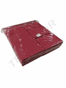 酒红色天地盖盒Cajita Joyería Roja 12.5X16.5X2.8cm 12Uds/Paq