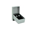 Silver Jewelry Box 5.5X8X2.8cm 24 units/Pack