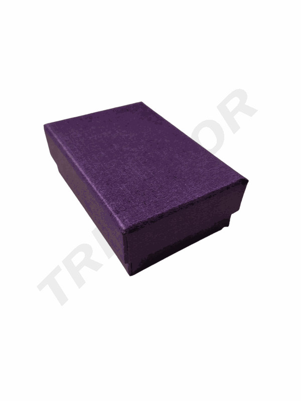 Boîte à Bijoux Violette 5.5X8X2.8cm 24 unités/Paquet