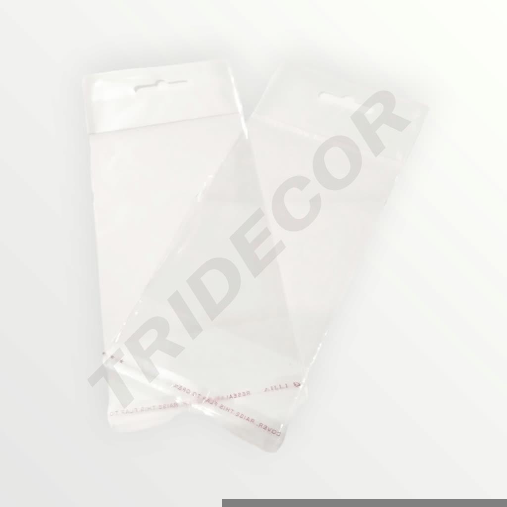 Envelope Adesivo Transparente 6,5X17cm 100/Pack