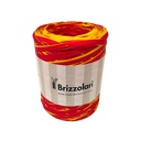 Rotes und gelbes Bastband, Rolle 5 mm x 200 m, 6802 Col89