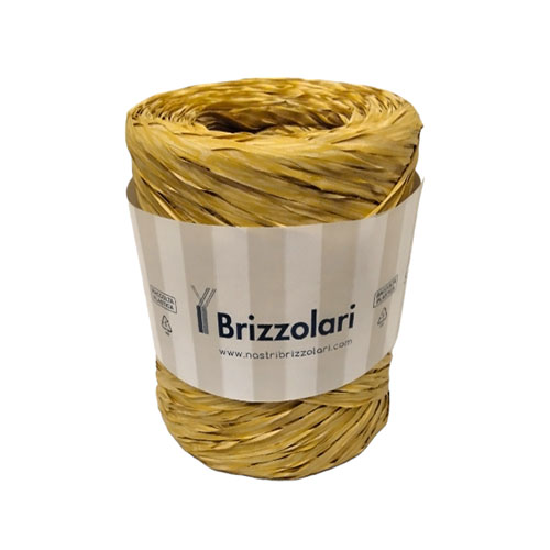 Raffia Ribbon Roll Khaki Tones 5mmx200m 68181 Col32