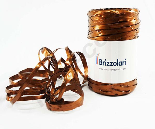 Cinta Rafia Cobre Metalizado 200 Metros 5 mm