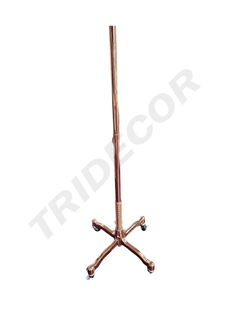 Rodas base de metal ouro rosa para bustos