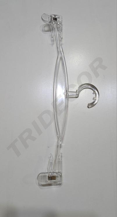 透明带夹内衣架Percha Transparente para Ropa Interior Con Pinza (10uds/pq)
