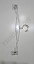 Percha Transparente Para Ropa Interior Con Pinzas, 10 Und
