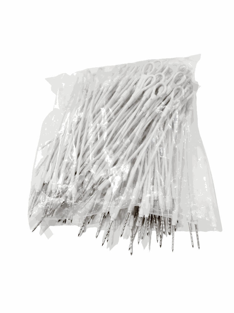 Alarma De Cuerda Blanca 12Cm 100Und