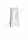 Suporte simples para prateleira para fecho de correr 20 cm Branco