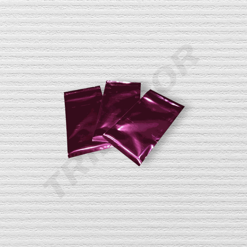 Rosa Metallic-Umschläge mit Kleber, 10 x 15 + 4 cm, 100 Stück/Packung