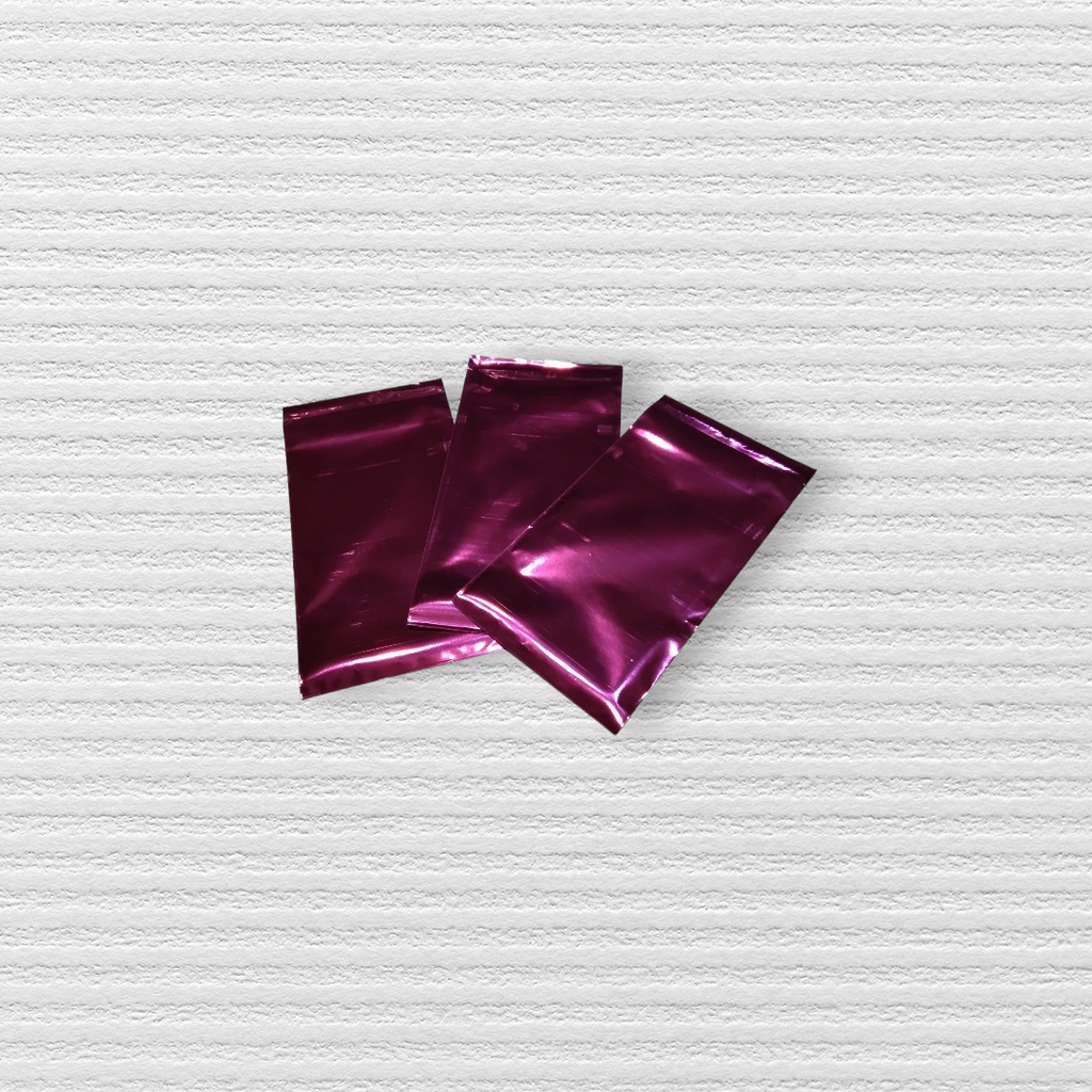 Rosa Metallic-Umschläge mit Kleber, 10 x 15 + 4 cm, 100 Stück/Packung