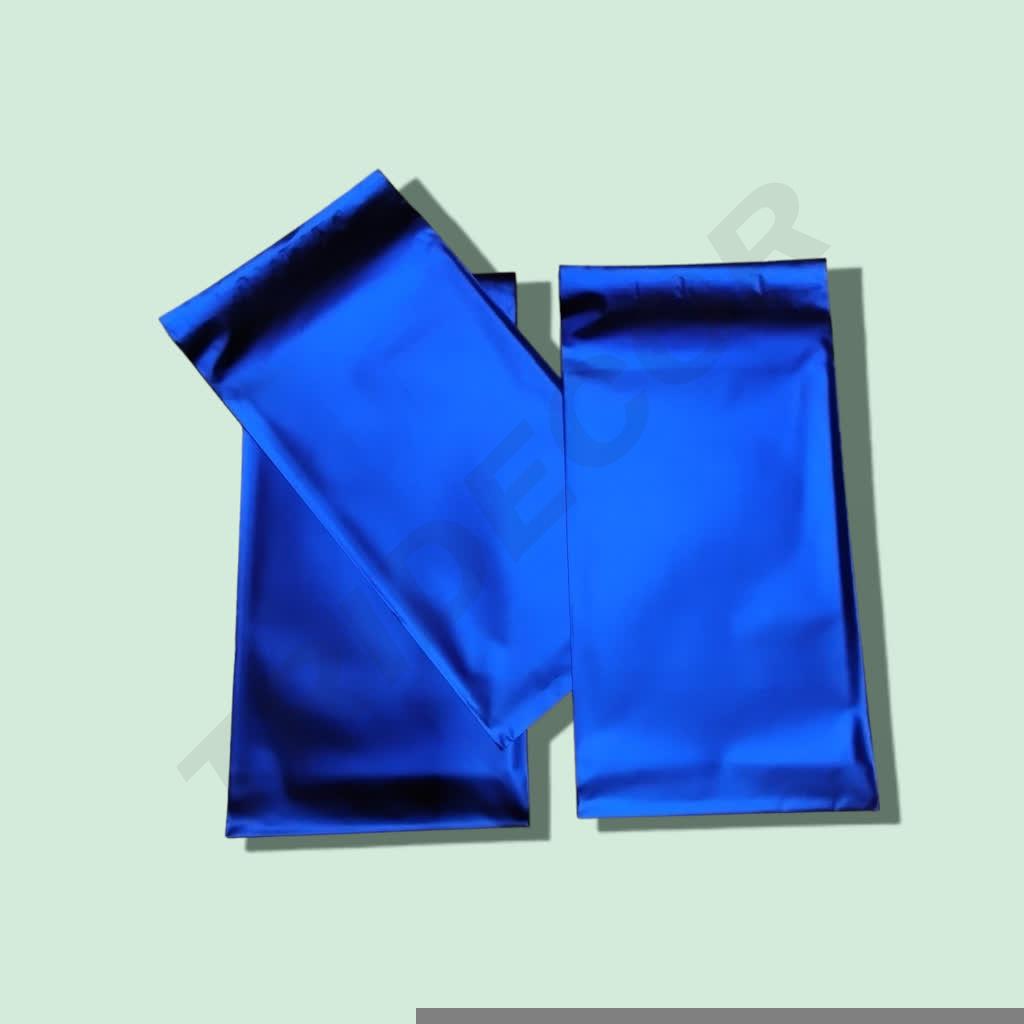 Sobres Metalizados Con Adhesivo 10X15+4 Cm Azul