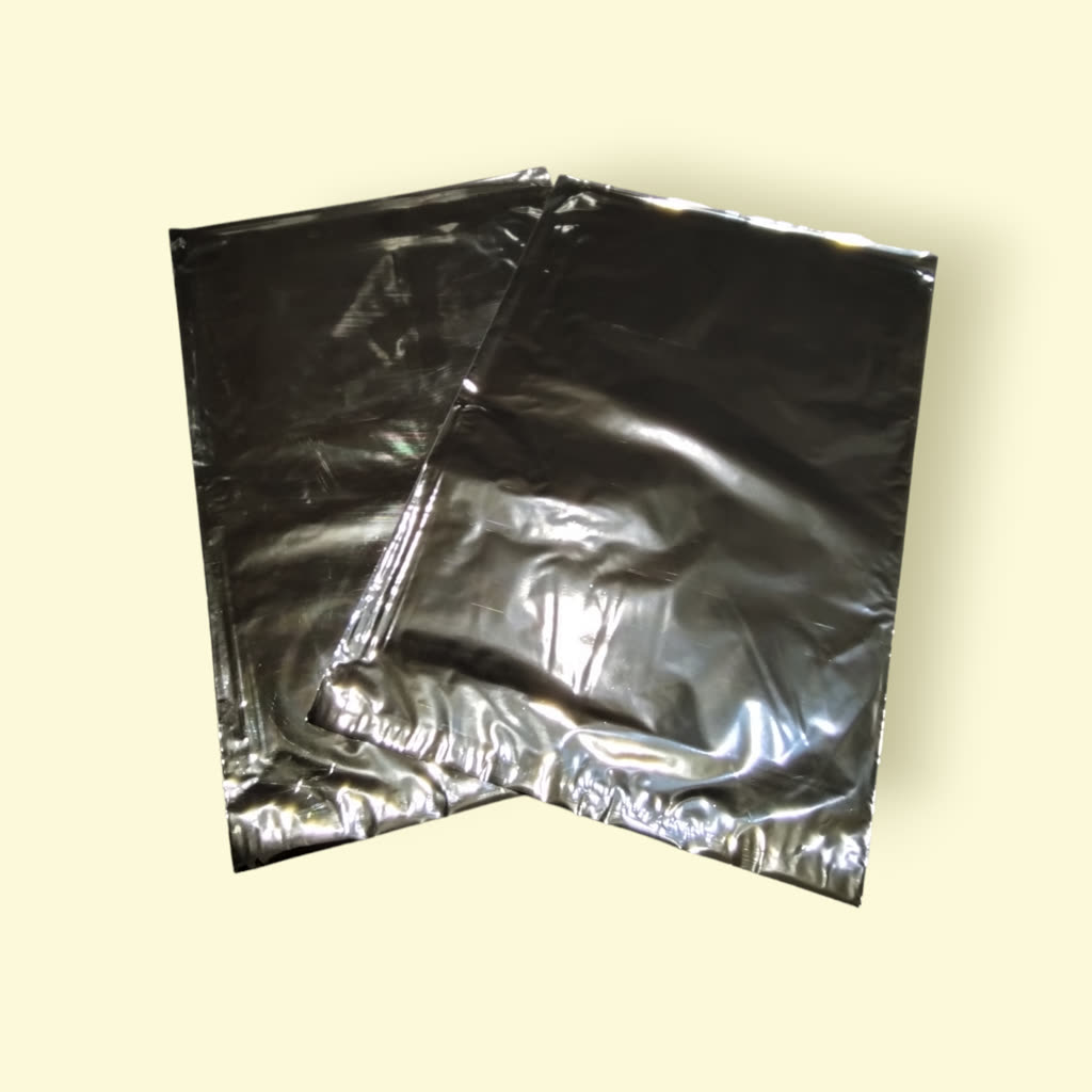Enveloppes Métalliques Argentées avec Adhésif 25X40+6cm 100 unités/Paquet