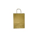 Cellulose Paper Bag with Gold Color Wrinkled Handle 45X49X15CM 25 Units