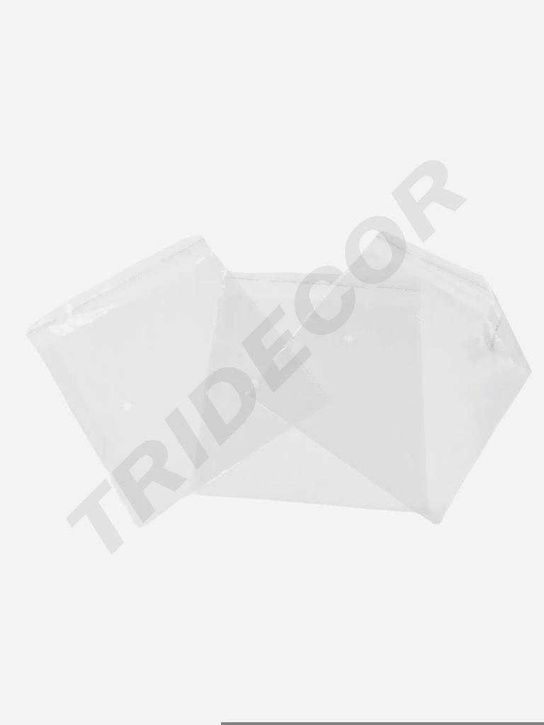 Bolsa Opp Transparente Con Adhesivo 20X20Cm 100 Unidades/Paquete