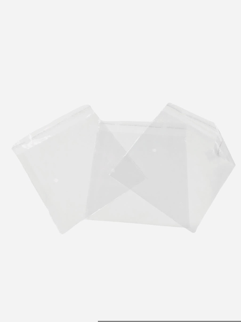 Bolsa Opp Transparente Con Adhesivo 20X20Cm 100 Unidades/Paquete