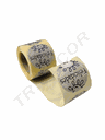 Congratulations Sunflower Sticker Silver and Blue 500 Units/Roll