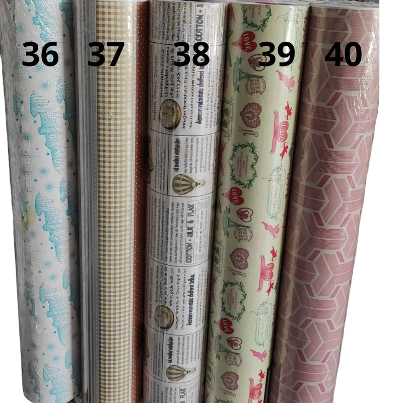 62cm Gift Wrapping Paper with Various Prints