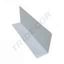 White Metallic L Separator 370x75x150mm