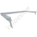 Cabide em U para Zíper de Cromo 59,5x30 cm