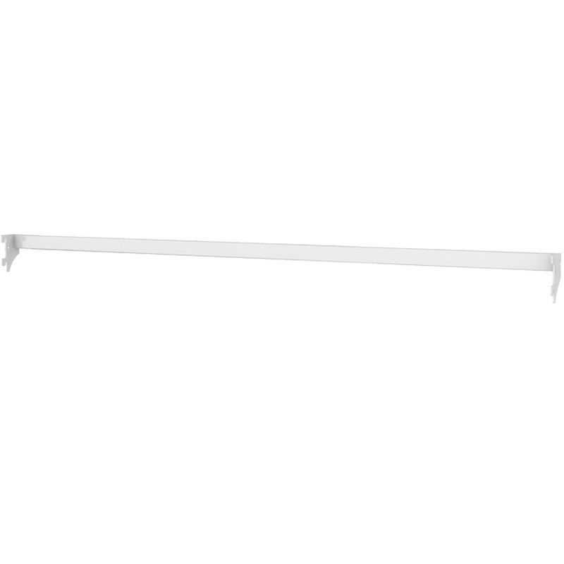 Barra de Prateleira de Metal Branco 120 cm