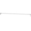 Barra de Prateleira de Metal Branco 120 cm