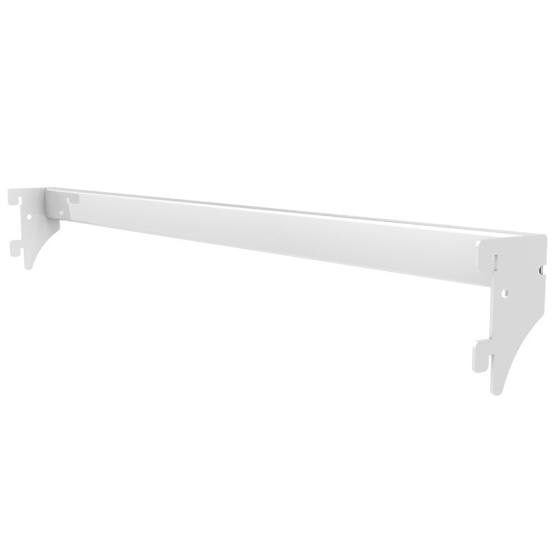 White Metal Shelving Bar 90 cm