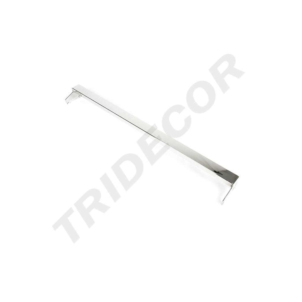 Chrome Single Zipper 59cm
