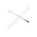 Chrome Single Zipper 59cm