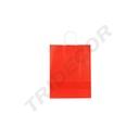 Paper bag with red twisted handle 32X13X41 cm 25 units